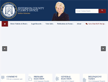 Tablet Screenshot of jeffersoncountyclerk.org